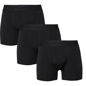 Herrboxer Bambu Svart 3-p M Resteröds