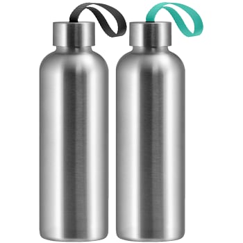 Stålflaska Svart eller Aqua 0,5l 1-p ICA
