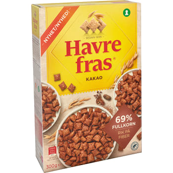 Havrekuddar Kakao 300g Havrefras