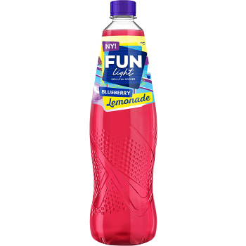Lightdryck Blueberry Lemonade 1l Fun Light