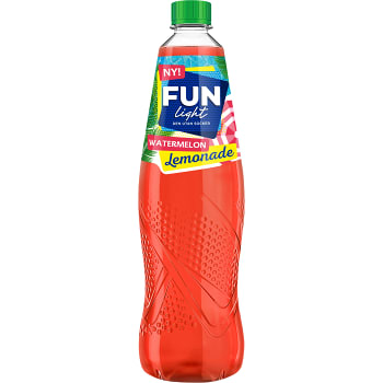 Lightdryck Watermelon Lemonade Sockerfri 1l Fun Light