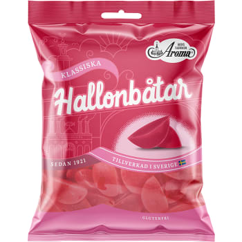 Hallonbåtar 125g Aroma