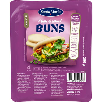 Asian Steamed Buns 200g Santa Maria