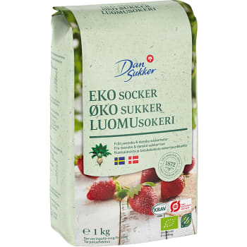 Socker KRAV 1kg Dansukker
