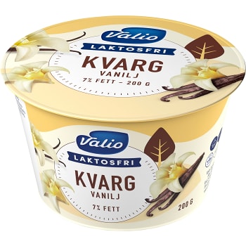 Kvarg Vanilj Laktosfri 200g Valio Eila