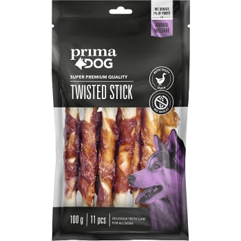 Tuggpinne med anka 11-p 100g PrimaDog