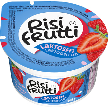Jordgubb 4,3% Laktosfri 165g RisiFrutti