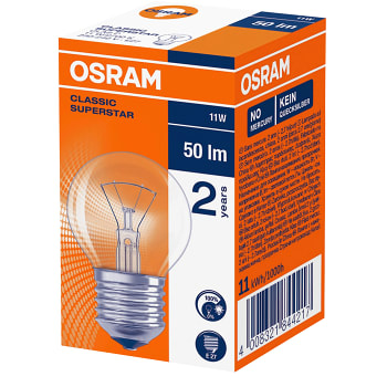 Klot 11W 230-240V E27 Osram