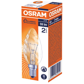 Kronlampa Vriden 11W 230-240V E14 1-p Osram