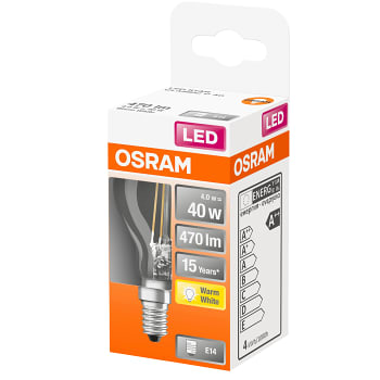 LED CL P 40 Klot E14 Osram