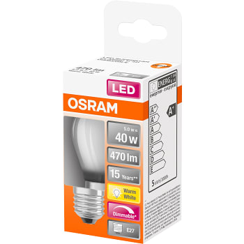 LED CL P 40W KLot E27 Dimbar Matt Osram