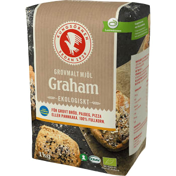 Grahamsmjöl Ekologisk 1kg Kungsörnen