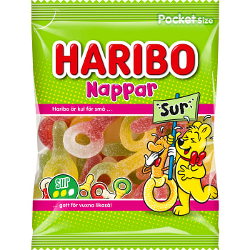 Nappar Sura 80g Haribo