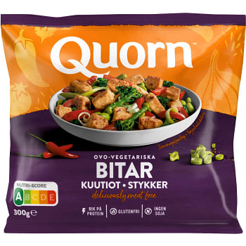 Vegetariska bitar Fryst 300g Quorn