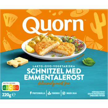 Schnitzel med Emmentalerost Fryst 220g Quorn