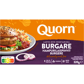 Vegetariska Burgare Fryst 4x80g 320g Quorn