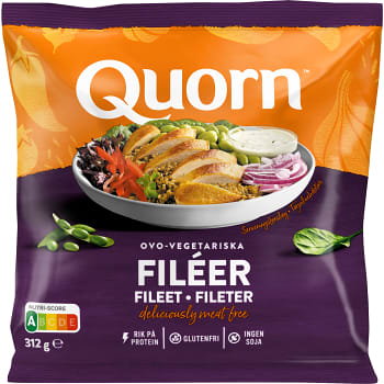 Vegetariska Filéer Fryst 312g Quorn