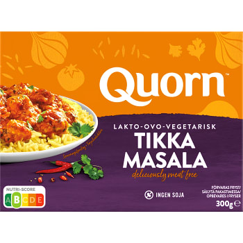 Färdigmat Tikka masala Vegetarisk Fryst 300 Quorn