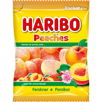 Persikor 80g Haribo