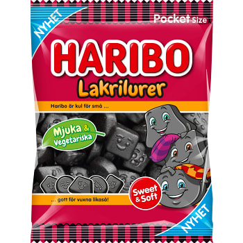 Lakrilurer 80g Haribo
