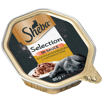 Kattmat Lamm & kyckling i sås 85g Sheba