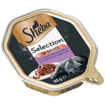 Kattmat Kalv & kalkon i sås 85g Sheba