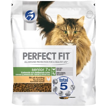 Kattmat Torrfoder Senior Kyckling 750g Perfect Fit
