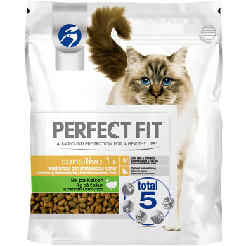 Kattmat Våt Sensitive Kalkon 750g Perfext Fit