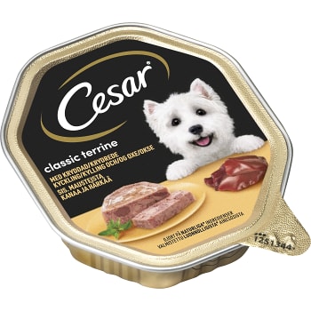 Hundmat Classics Kyckling & oxkött 150g Cesar