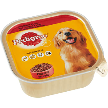 Hundmat Oxkött & lever 300g Pedigree