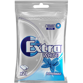 Tuggummi White Peppermint 29g Extra