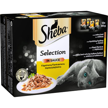 Kattmat Fågel 1.02kg 12-p Sheba