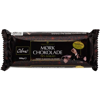 Blockchoklad Mörk 70% 200g Odense