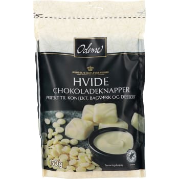 Chokladknapp Vit 150g Odense