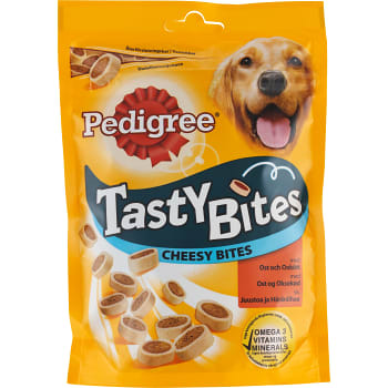 Hundgodis Tasty Bites Ost &amp; oxkött 140g Pedigree