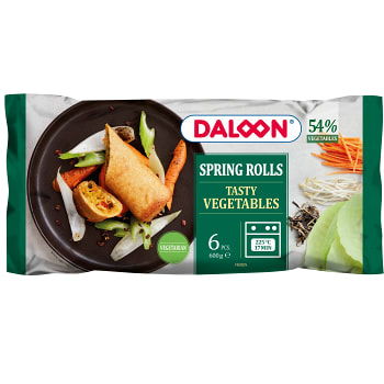 Vårrullar Grönsaker 6-st 600g Daloon