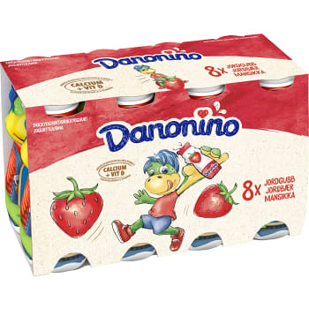 Drickyoghurt Jordgubb 8-p 800g Danonino