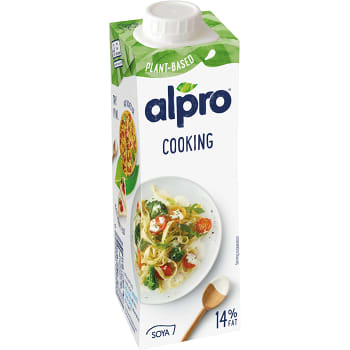 Matlagningsgrädde av soja Glutenfri laktosfri mjölkfri 250ml Alpro