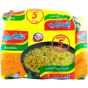 Snabbnudlar Kyckling 70g 5-p Indomie
