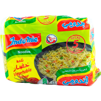 Snabbnudlar Grönsakssmak 75g 5-p Indomie