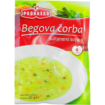 Sultanens soppa Pulver 60g 4 port Podravka