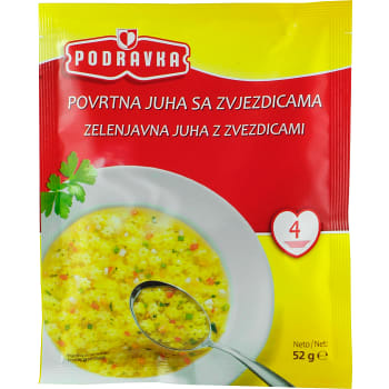 Grönsakssoppa 52g 4-p Podravka