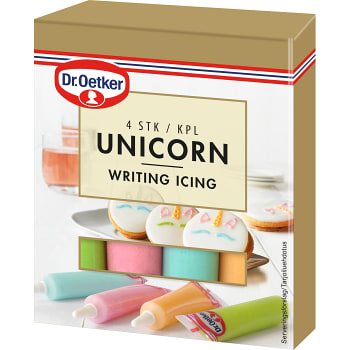 Kristyr Unicorn Writing Icing 76g Dr. Oetker
