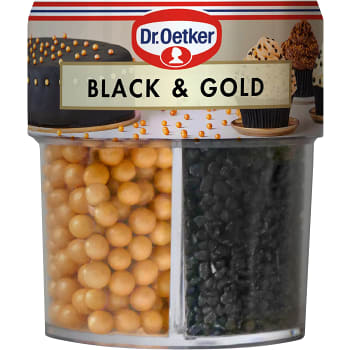 Black &amp; Gold Srössel 4-cell 78g Dr. Oetker