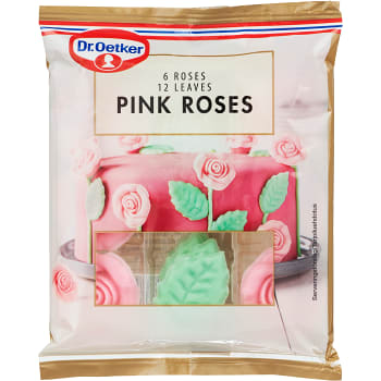 Sockerrosor och blad 50g Dr.Oetker