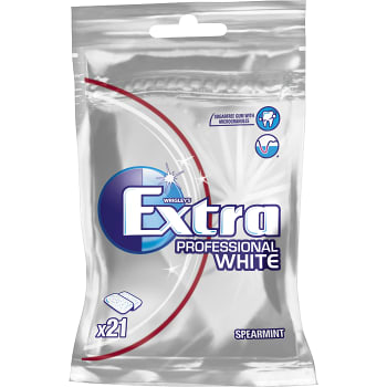 Tuggummi Professional white Spearemint 29g Extra