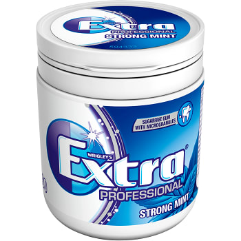 Tuggummi strongg mint 84g Extra