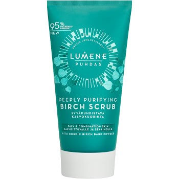 Ansiktsskrubb Birch Scrub PUHDAS 75ml Lumene