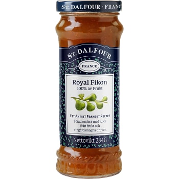 Marmelad Royal Fikon utan tillsatt socker 284g St.Dalfour