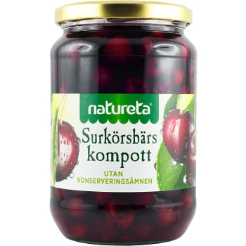 Körsbärskompott 680g Natureta